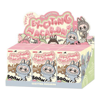 Display Labubu The Monsters Tasty Macarons Vinyl Face (6 Blind Boxes)