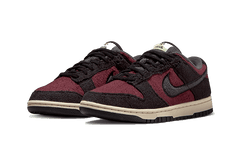 Nike Dunk Low SE Fleece Burgundy Crush