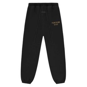 Essentials Black Gold Fleece Sweatpant