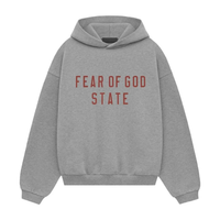 Essentials Dark Heather Fleece Hoodie