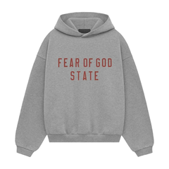 Essentials Dark Heather Fleece Hoodie