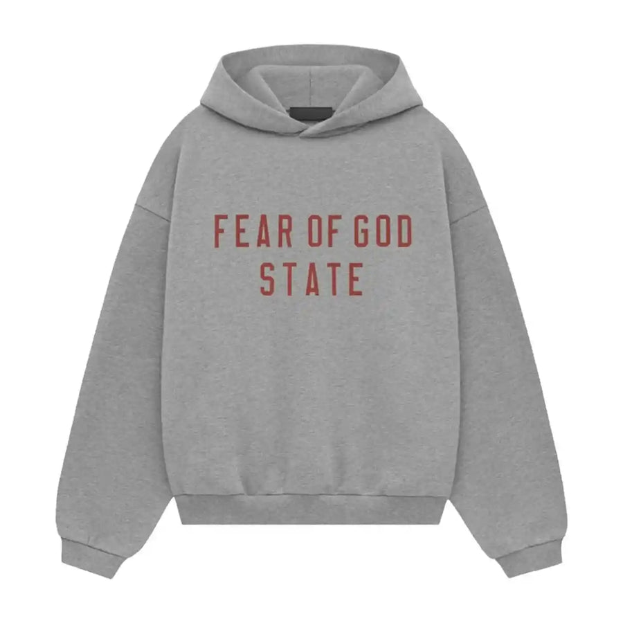 Essentials Dark Heather Fleece Hoodie