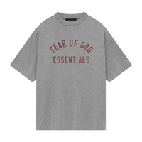 Essentials Dark Heather Jersey Crewneck Tee