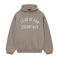 Essentials Heather Grey State Fleece Hoodie