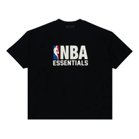 Essentials NBA Black Color Tee
