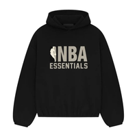 Essentials NBA Black SS25 Hoodie