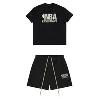 Essentials NBA sada černá šedá