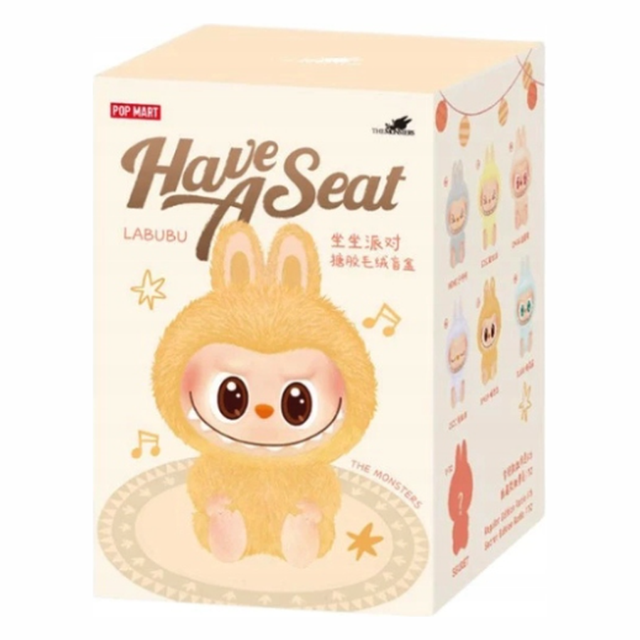 Figurine Labubu The Monsters Have a Seat Vinyl Plush Sealed Case