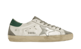 Golden Goose Super-Star White Silver Green