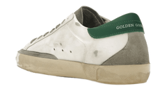 Golden Goose Super-Star White Silver Green