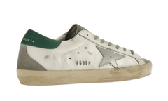 Golden Goose Super-Star White Silver Green