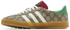 Adidas x Gucci Gazelle Beige GG Monogram