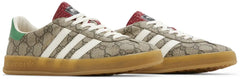 Adidas x Gucci Gazelle Beige GG Monogram
