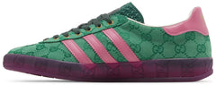 Adidas x Gucci Gazelle Green GG Monogram