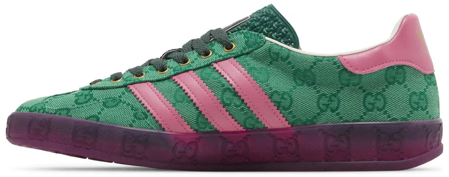 Adidas x Gucci Gazelle Green GG Monogram