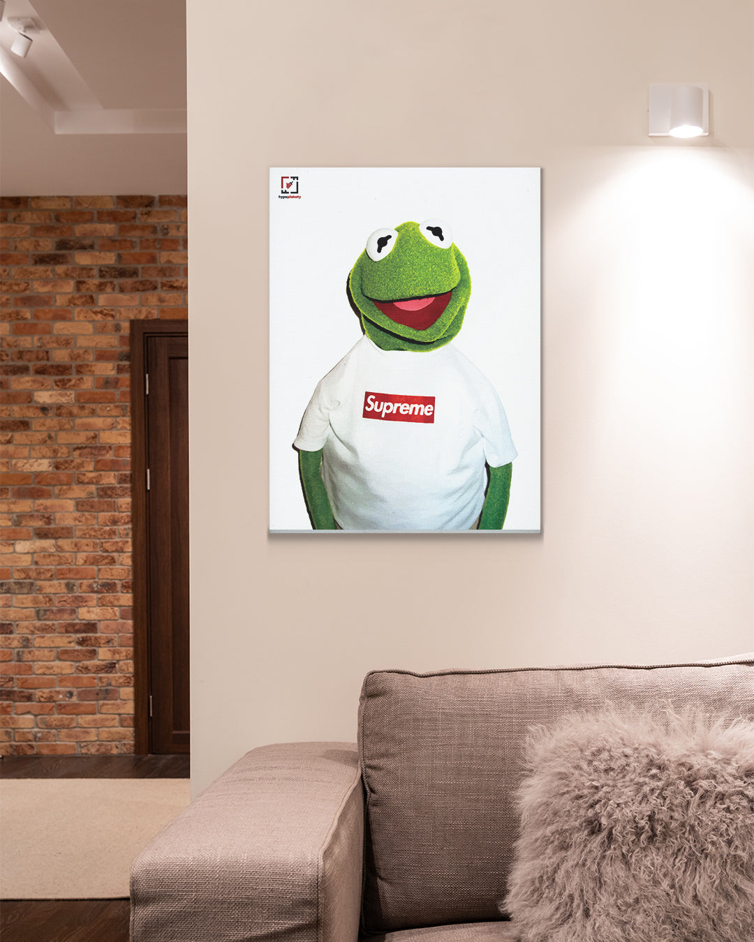 Obraz "Kermit x Supreme"