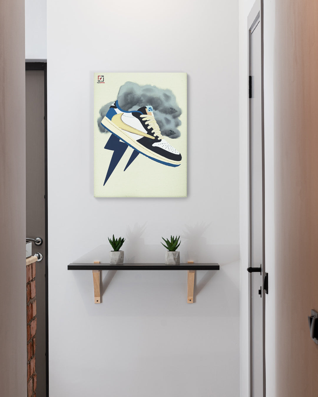 Obraz Jordan 1 Low "Travis Scott x Fragment"