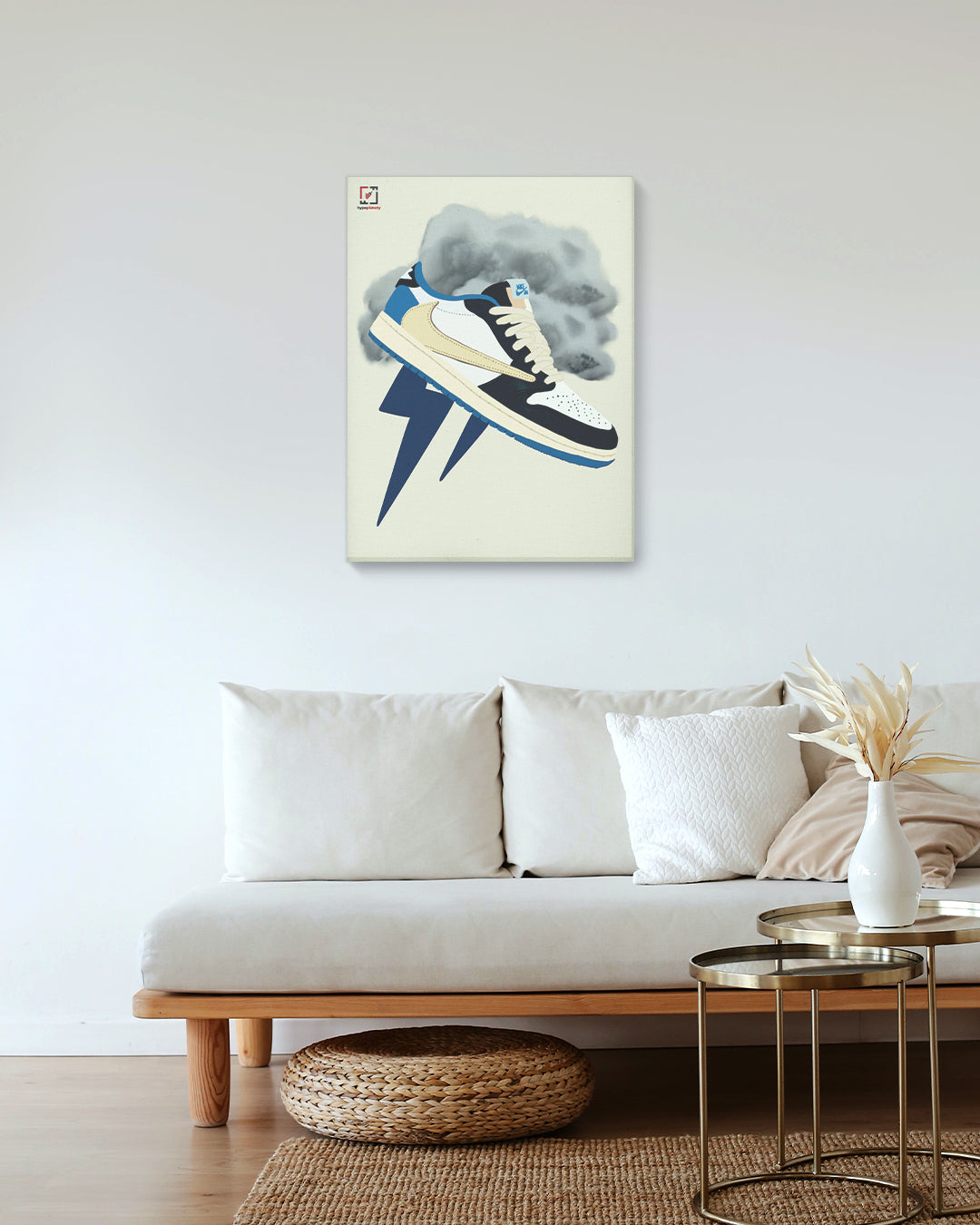 Obraz Jordan 1 Low "Travis Scott x Fragment"