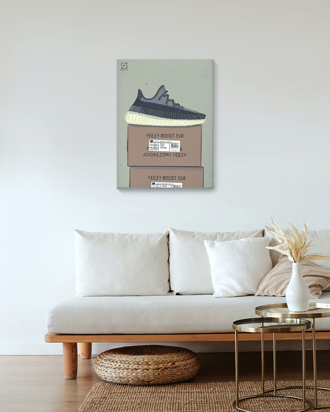 Obraz Yeezy 350 "Carbon"