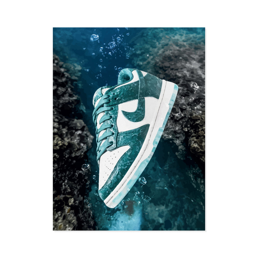 Obraz na płótnie Nike Dunk Low Ocean