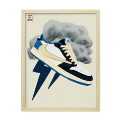 Obraz Jordan 1 Low "Travis Scott x Fragment"