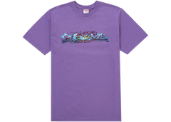 Supreme Tag Tee Purple