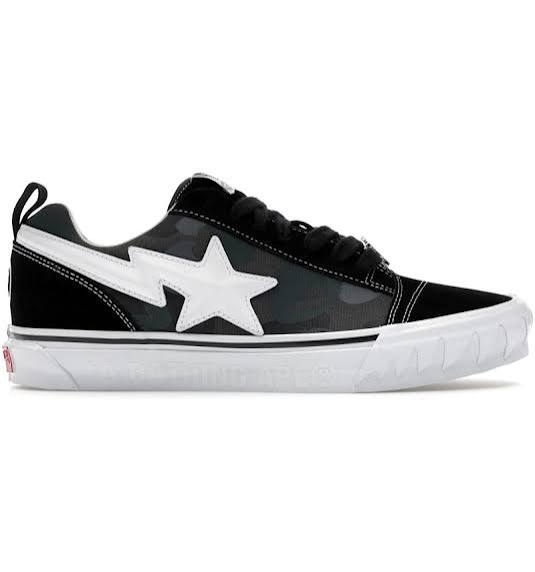 Vans Knu Skool Bape Camo Black