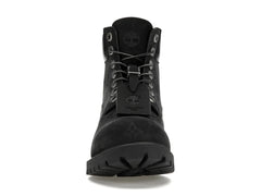 Louis Vuitton Timberland 6" kotníkové boty, černé monogram