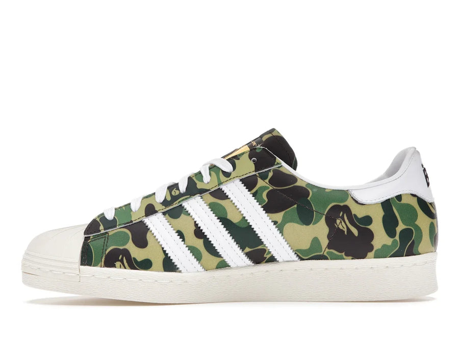 Bape x adidas Superstar ABC Camo Green
