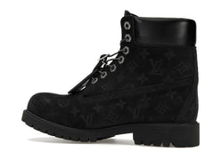 Louis Vuitton Timberland 6" kotníkové boty, černé monogram