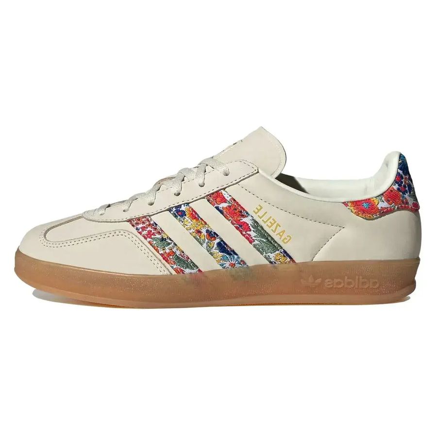 Liberty London x adidas Gazelle Indoor Floral Embroidery Stripes