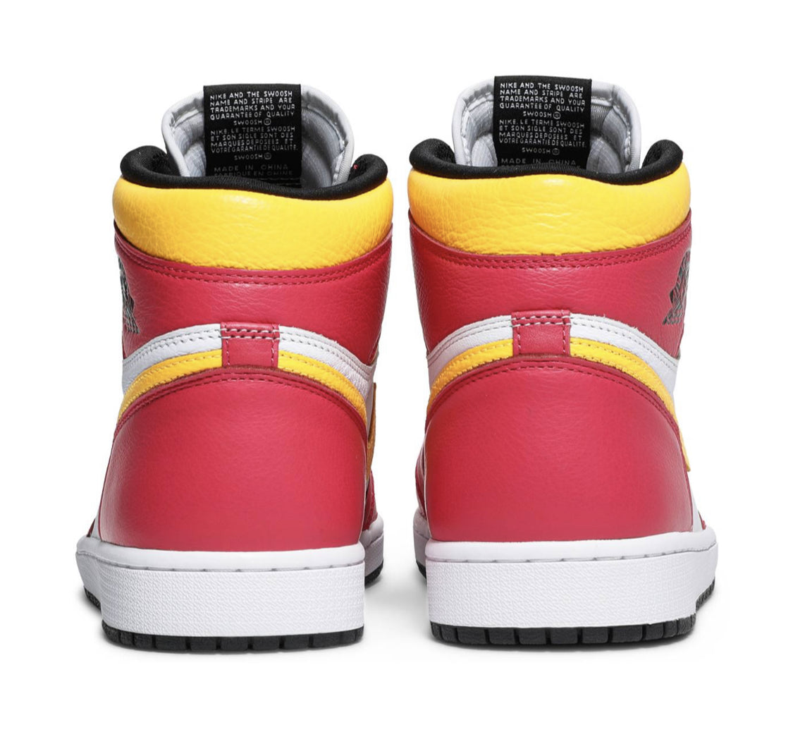 Air Jordan 1 High Light Fusion Red