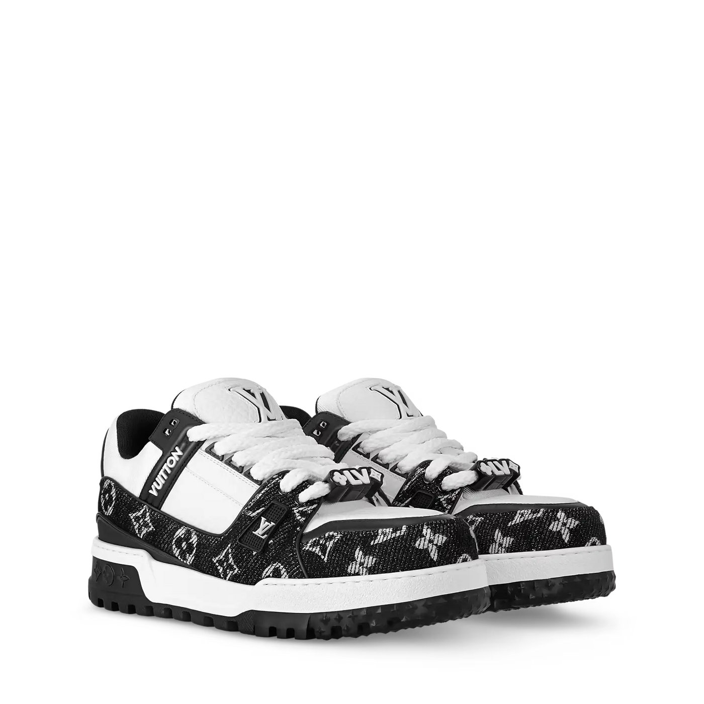 Louis Vuitton LV Trainer Maxi Monogram Black