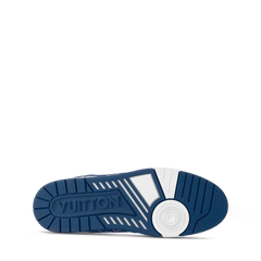 Louis Vuitton LV Trainer Monogram Denim White Blue