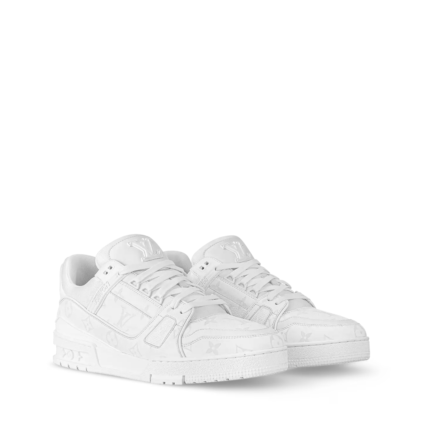 Louis Vuitton LV Trainer Monogram Triple White
