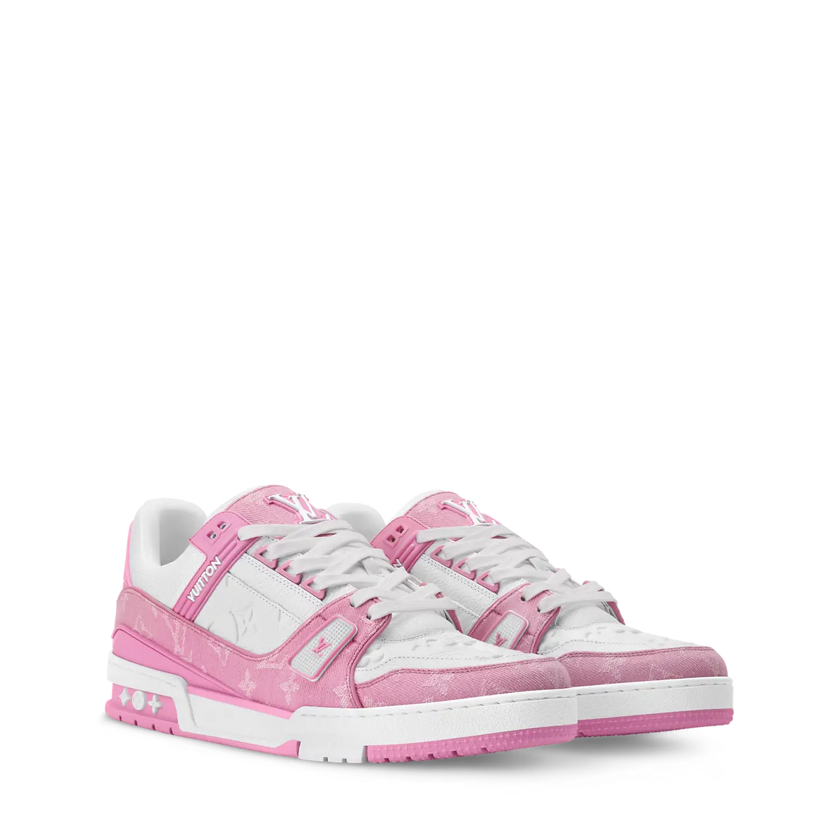 Louis Vuitton LV Trainer Monogram Pink