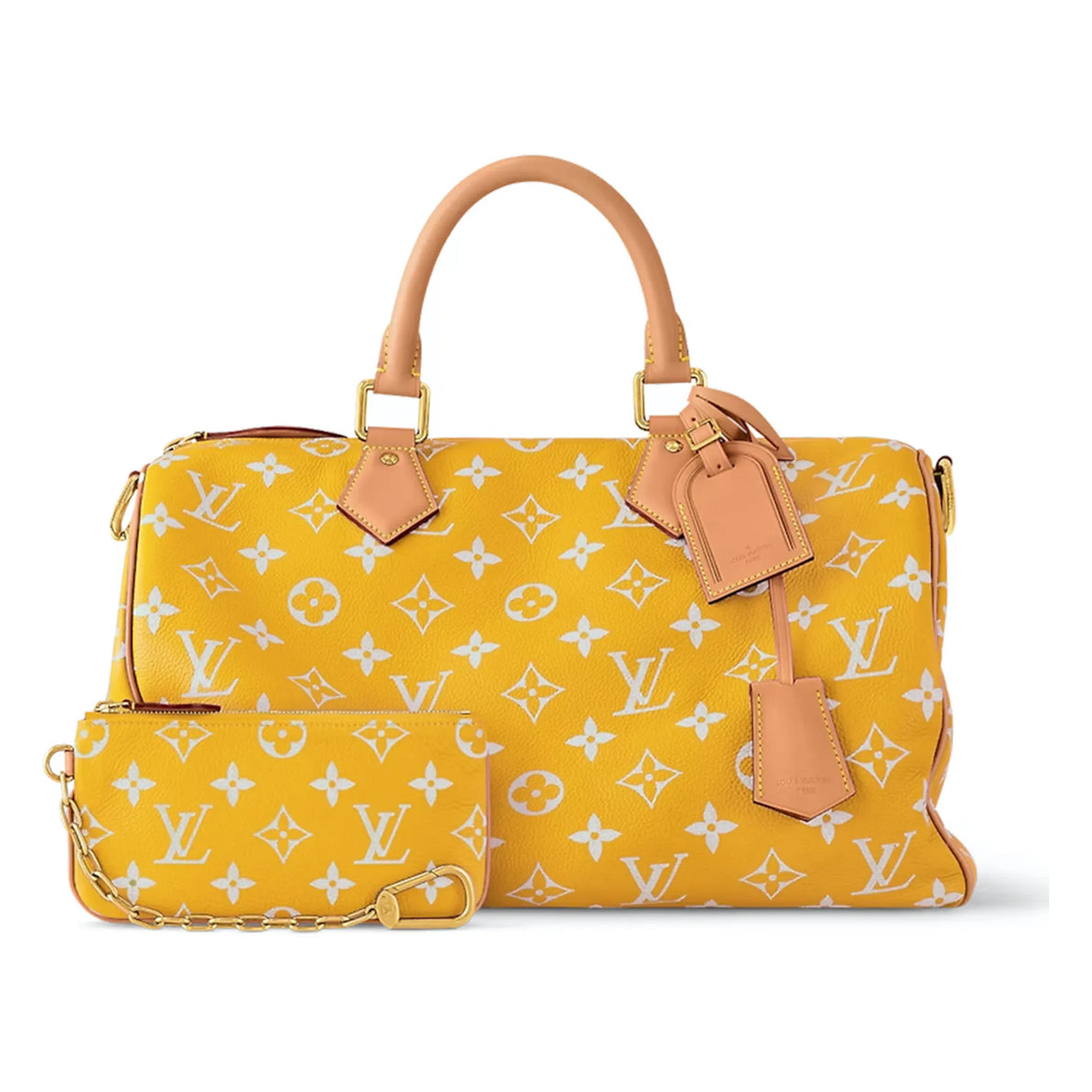 Louis Vuitton Speedy P9 Bandoulière 40 Matná žlutá