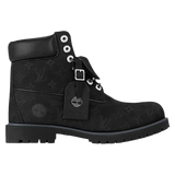 Louis Vuitton Timberland 6" kotníkové boty, černé monogram