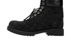 Louis Vuitton Timberland 6" kotníkové boty, černé monogram