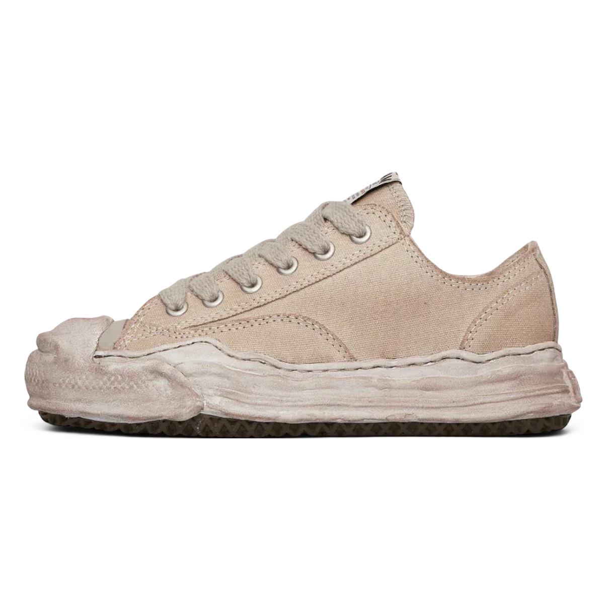 Maison Mihara Yasuhiro Hank OG Sole Over-Dyed Canvas Low Brown