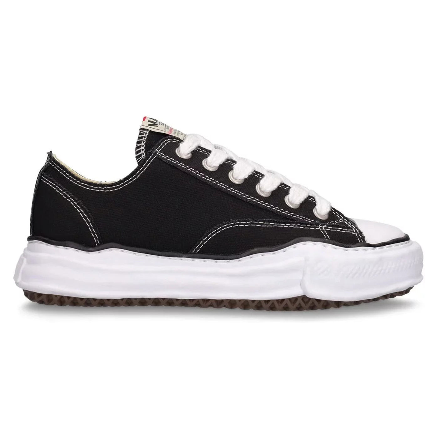 Mihara Yasuhiro Peterson Low OG sole canvas sneakers black