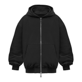 MSC DESIGN Black Hoodie Zipper