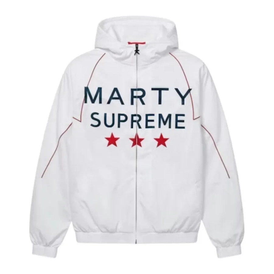 NAHMIAS x Marty Supreme A24 Classic Warm Up England Jacket White