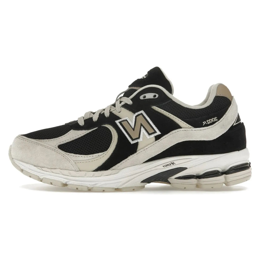 New Balance 2002R Black Beige Tan