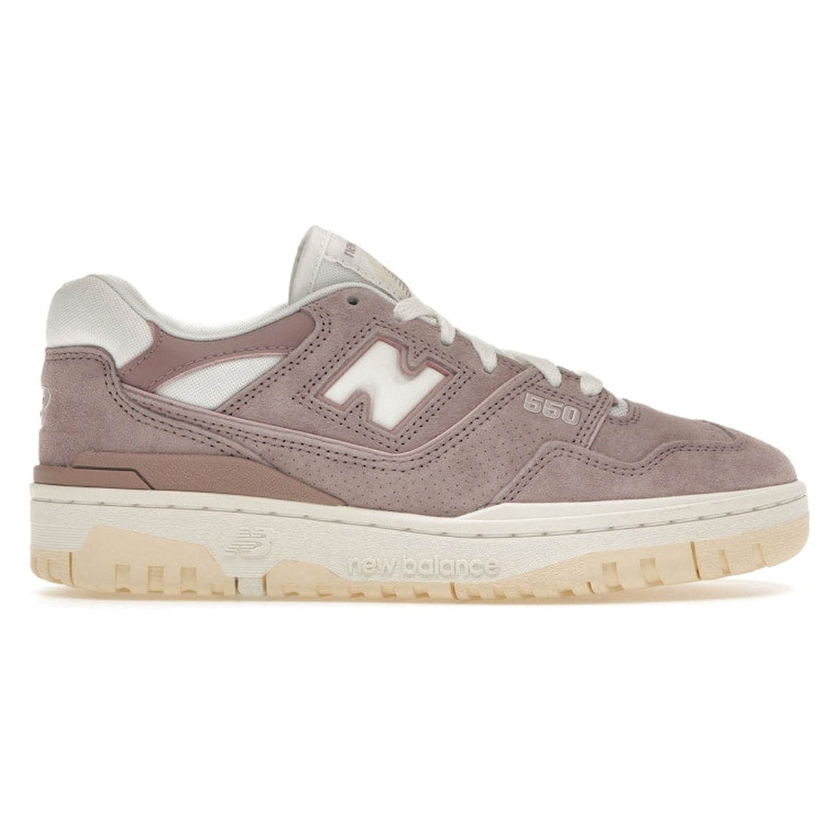 New Balance 550 Lilac Chalk Suede