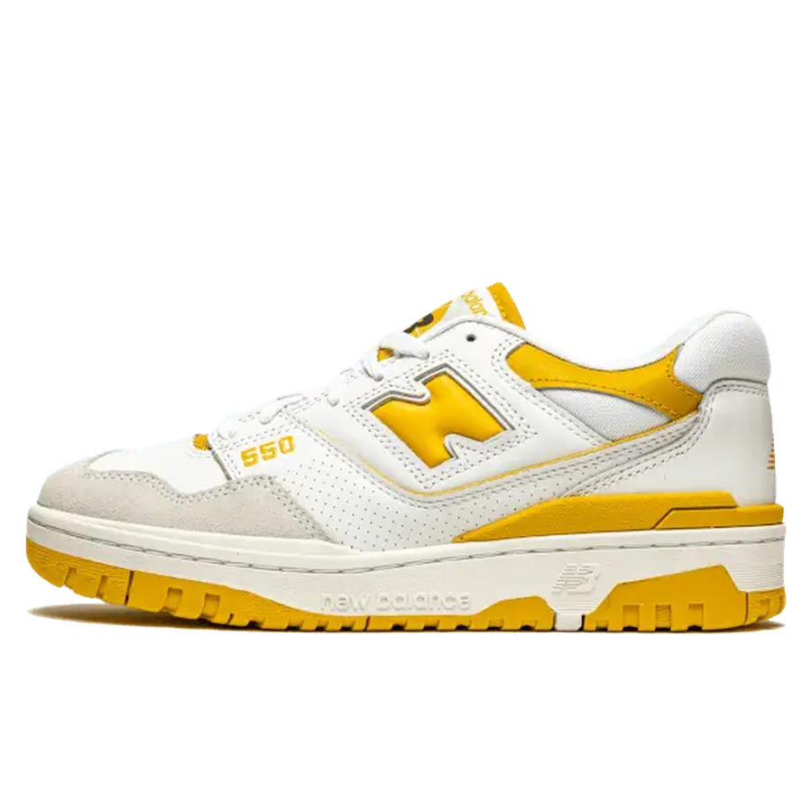 New Balance 550 Sea Salt Varsity Gold