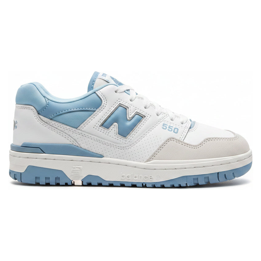 New Balance 550 White Blue Haze Rain Cloud