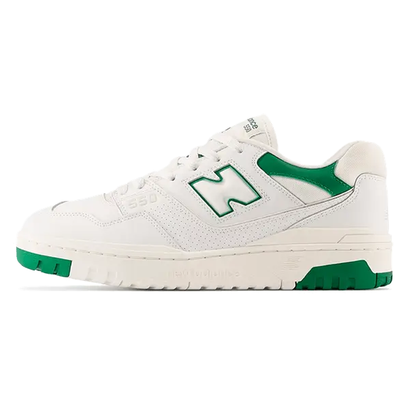New Balance 550 White Classic Green