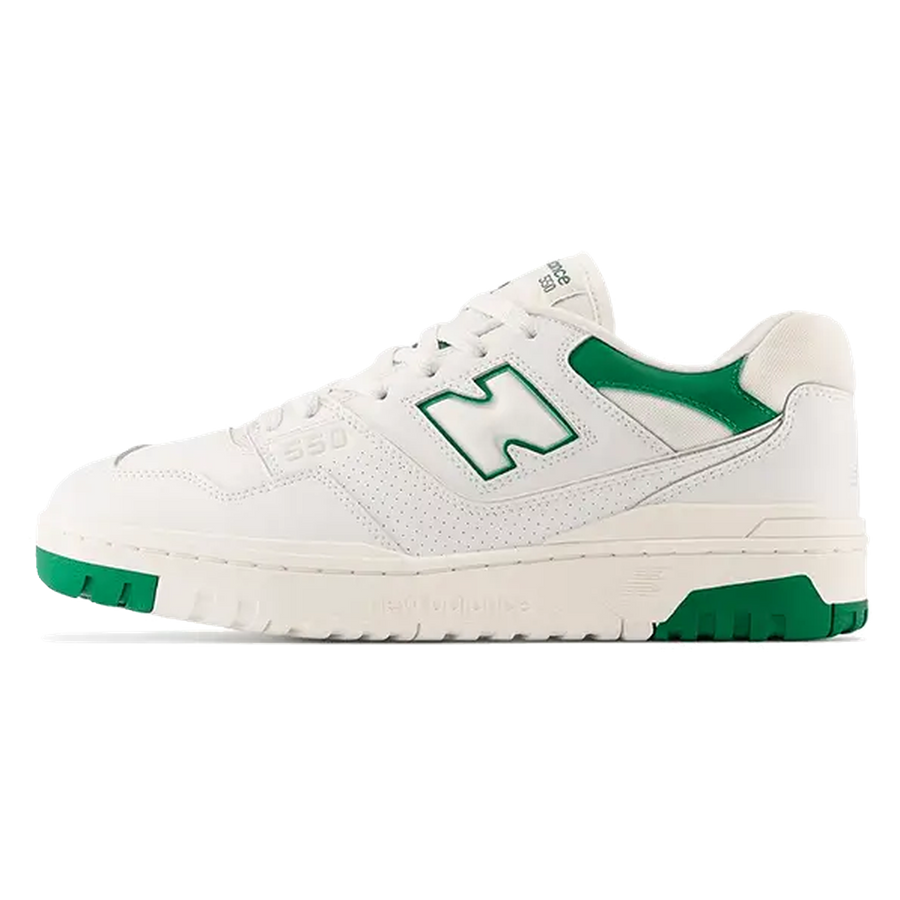New Balance 550 White Classic Green