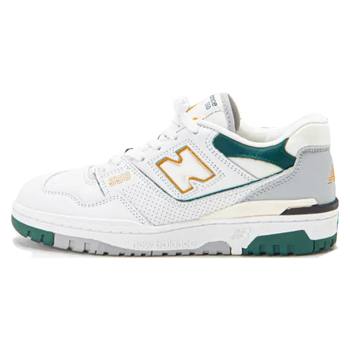 New Balance 550 White Nightwatch Green